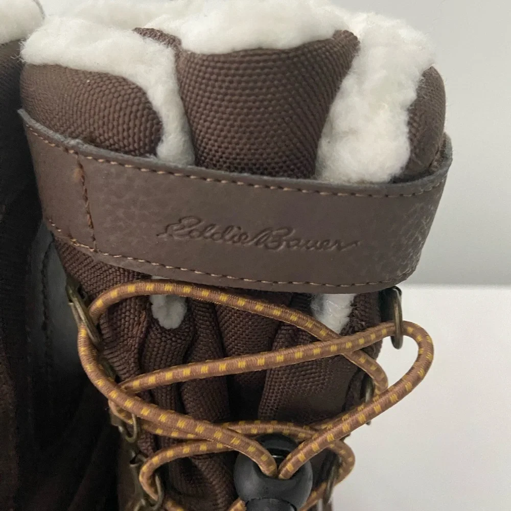 EDDIE BAUER  KIDS BROWN WINTER BOOTS (NWOT)